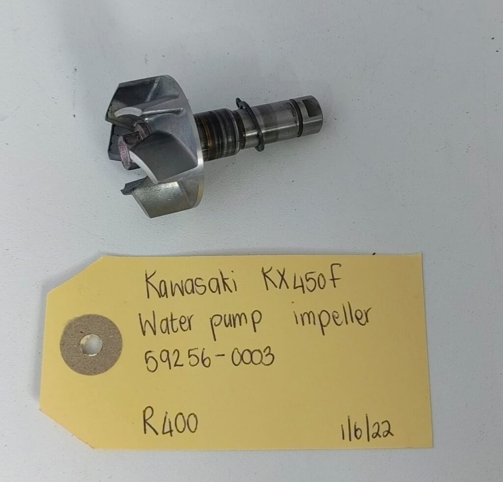 KAWASAKI KX 450F WATER PUMP IMPELLER TMG WESTCOAST