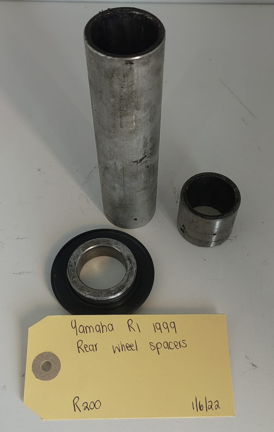 YAMAHA R1 REAR WHEEL SPACERS TMG WESTCOAST